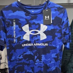 Under Armour Men's Blue Camo Tee